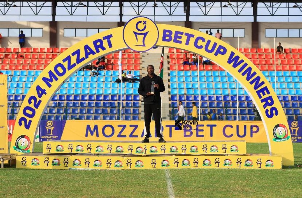 Rwanda international Arthur Gitego has won the top scorer award in the 2024 Mozzart Cup in Kenya.