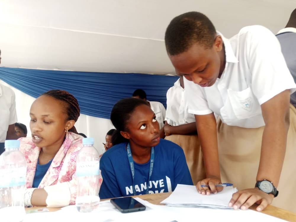 Over 1,600 senior six students from various schools in Rwamagana and Kayonza districts gathered at the Rwamagana Leaders School for a university fair. During the BK Foundation university fair 2024 , students learned about financial literacy and some opened personal BK accounts. Courtesy