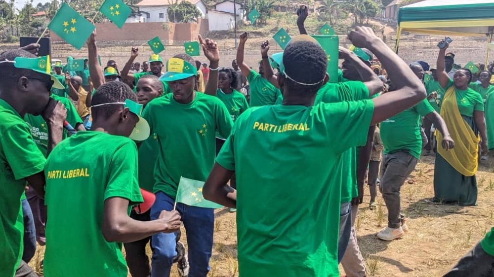 Liberty Party (PL)  during the campaign at Rubengera in Karongi to Western Province on Tuesday, July 2. Michel Nkurunziza
