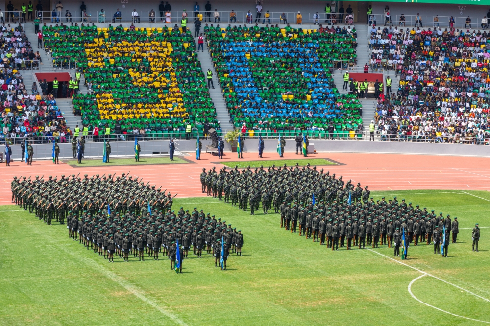 The ceremony to mark the 30th Liberation Anniversary at Amahoro Stadium on July 4. Dan Gatsinzi