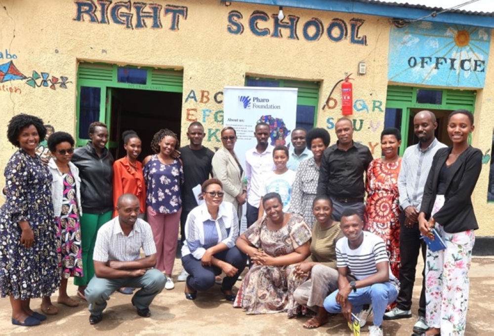 A group photo of Right School teachers and the Pharo Foundation team.