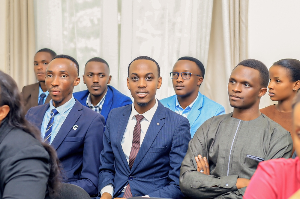 Some of 31 youth candidates  campaigning  for two parliamentary seats reserved for the youth in Musanze District in the Northern Province since Monday, July 8. Courtesy