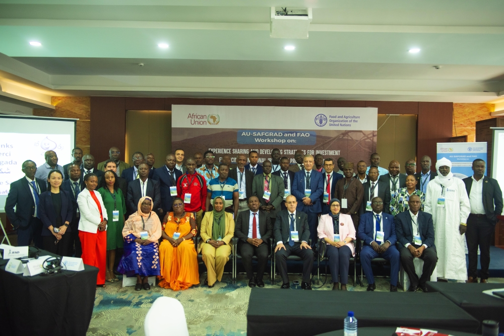Delegates pose for a group photo at the meeting that aimed to foster knowledge exchange and capacity-building crucial for advancing smart agricultural practices across the continent. Courtesy