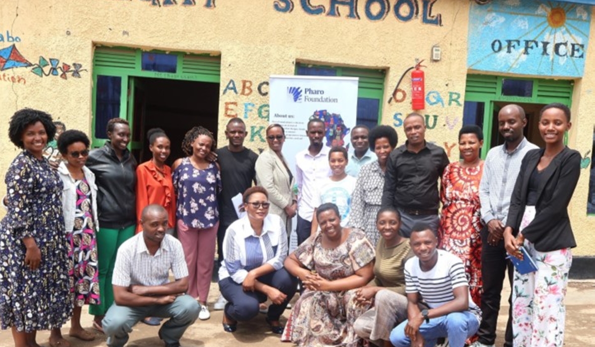 A group photo of Right School teachers and the Pharo Foundation team.