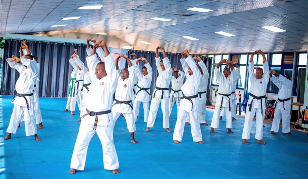 Some 100 karatekas attended the Shotokan seminar held over the weekend at KESA, Kicukiro-courtesy photos