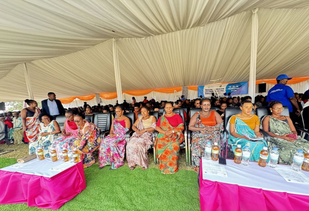 A total of 60 women parliamentary candidates from the Southern Province campaigned in Ruhango District on Tuesday, July 9. 