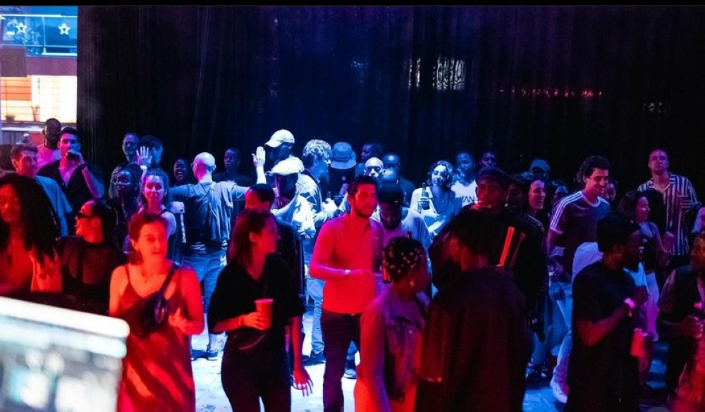 Electronic music lovers enjoying Deejays music at the “Mechanical Advantage “ event at Mundi Center in 2023 Photoes Courtesy