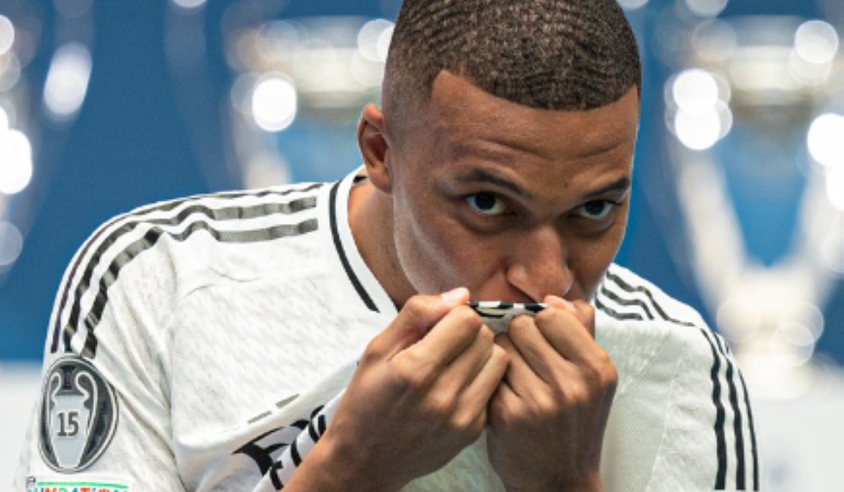 France striker Kylian Mbappe was unveiled as new Real Madrid player on Monday, July 16, at fully-packed Santiago Bernabeu. Courtesy