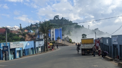 A view of Ngororero trading centre, it’s home to the district headquarters. Photos: Germain Nsanzimana