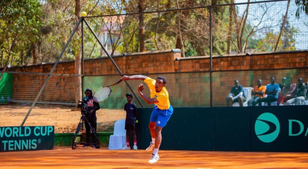 Junior Hakizumwami has been offered the ‘Love All Scholarship’ to study and play tennis at renowned Mouratoglou Tennis Academy in France. File