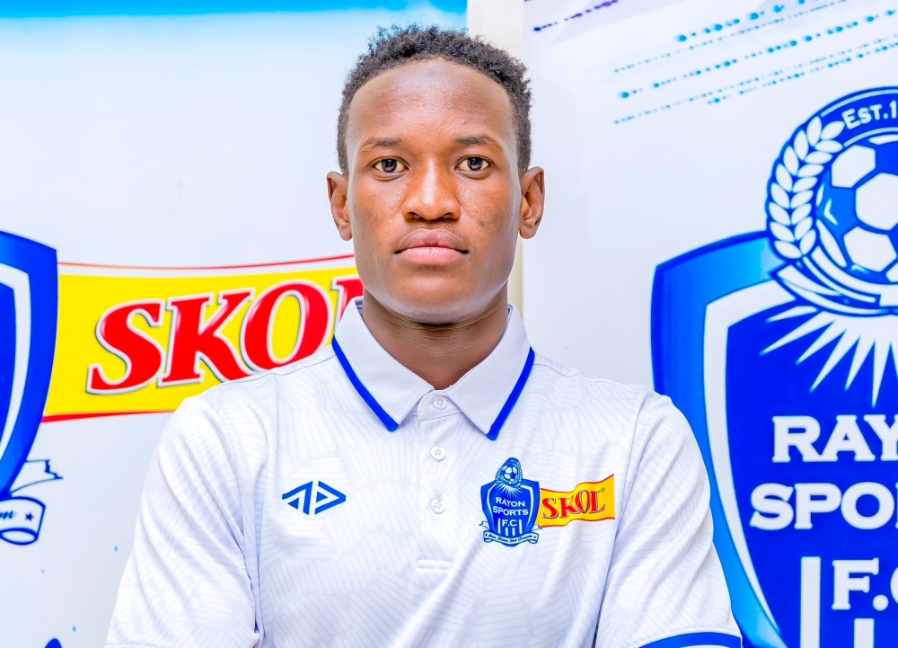 Rayon Sports&#039; newly signed player defender Fitina Omborenga. Courtesy