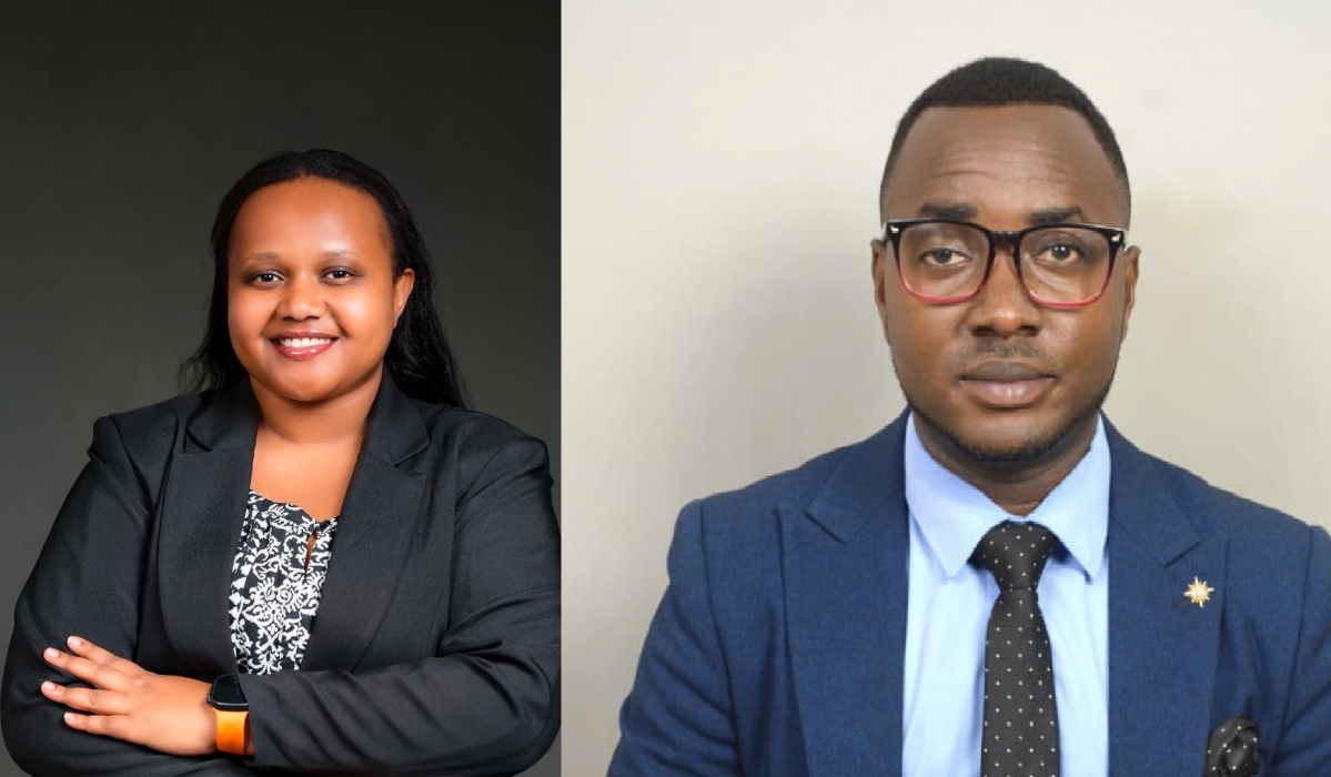 Vanessa Umuhoza Gashumba and Venuste Icyitegetse secured the two coveted youth parliamentary seats. COURTESY