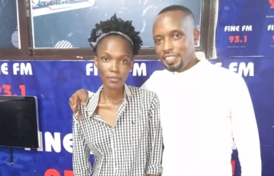 DJ Adams and his daughter Nadine Uwimpaye are two radio co-hosts whose show is taking over the city-courtesy 