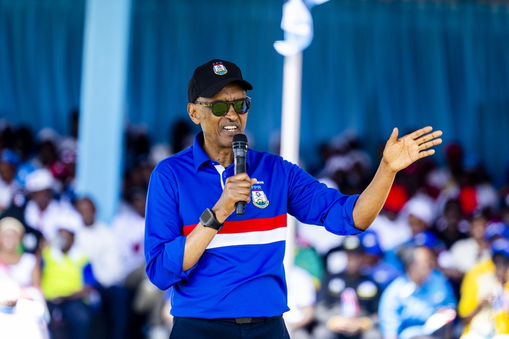Paul Kagame, the flagbearer of the RPF-Inkotanyi, secured more than 99 per cent of the votes. Photo by Olivier Mugwiza