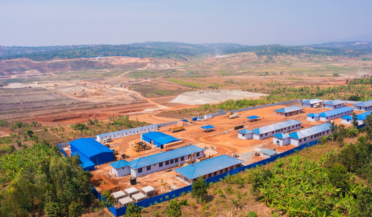 Aerial view of the ongoing construction activities of  Muvumba Multipurpose dam on Muvumba River that is set to be completed in 2026. Courtesy