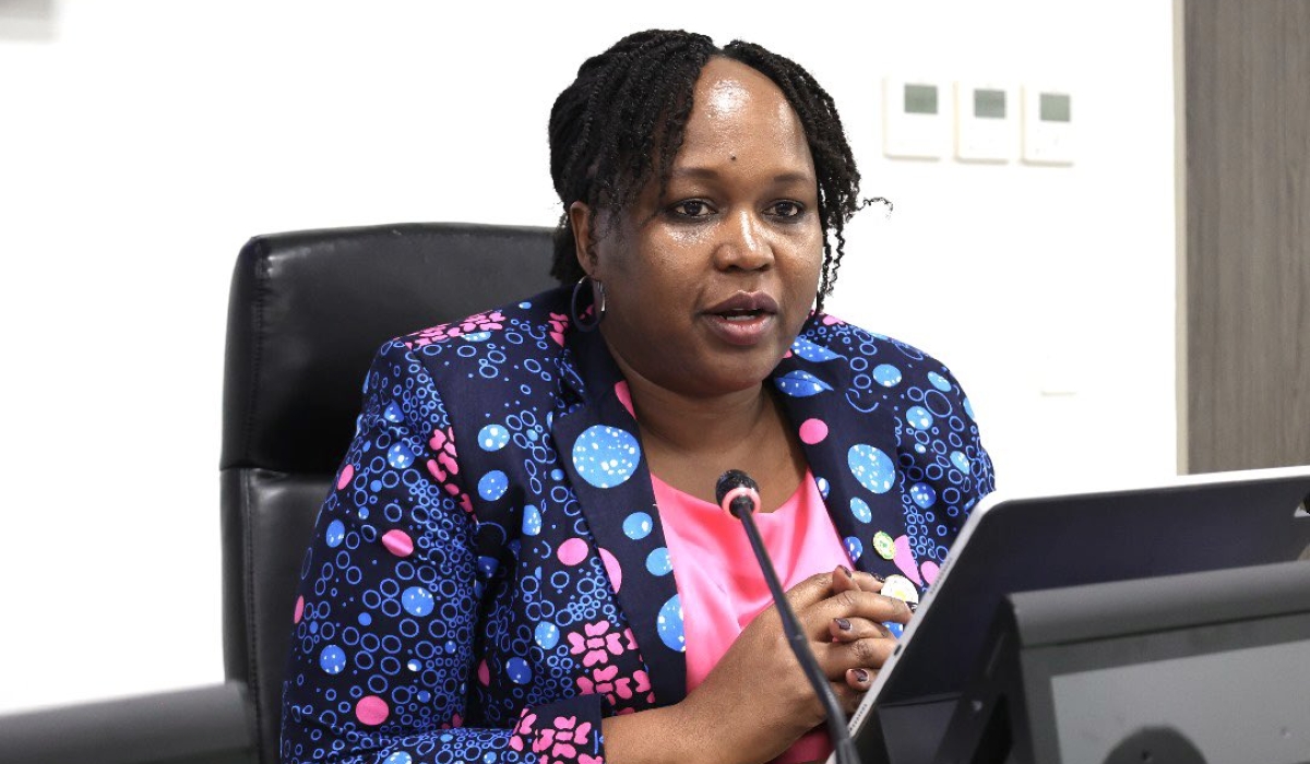 EAC Secretary General Veronica Nduva addresses delegates at the meeting on Tuesday, July 23.