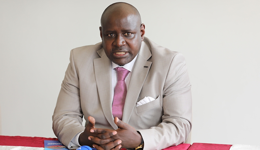 John Bosco Kalisa, the outgoing CEO of the East African Business Council during a past interview. Kalisa took up the reins of the EABC in June 2021. Photo: File.