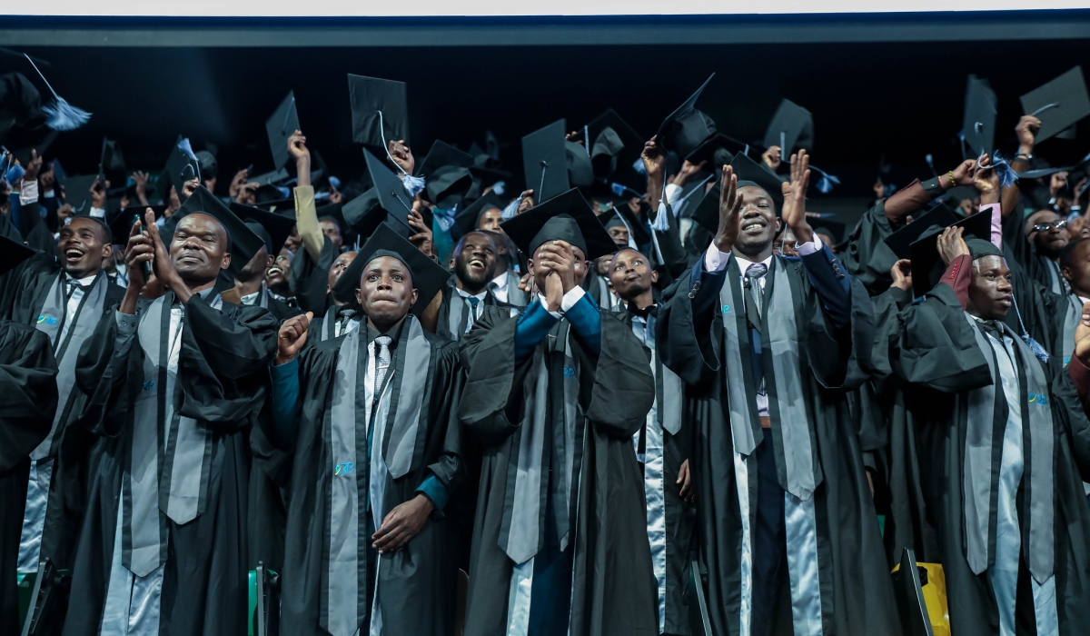 Rwanda Polytechnic students during the graduation ceremony at Intare Conference Arena in May 2024. Dan Gatsinzi