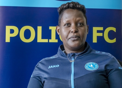 Police FC secretary-general CP Claudette Umutoni during a past interview with journalists. File
