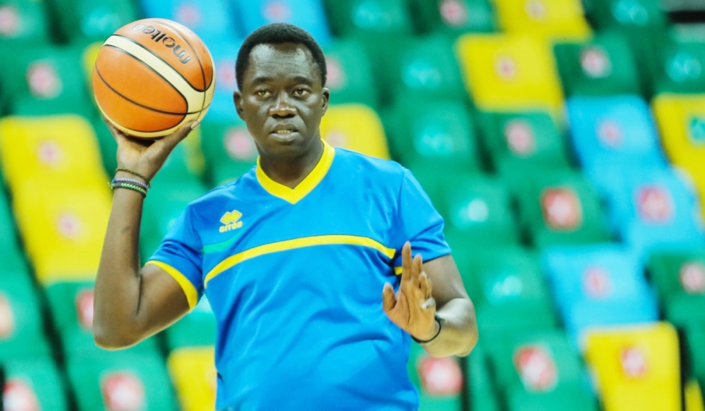Cheikh Sarr, the head coach of Rwanda women’s national basketball team