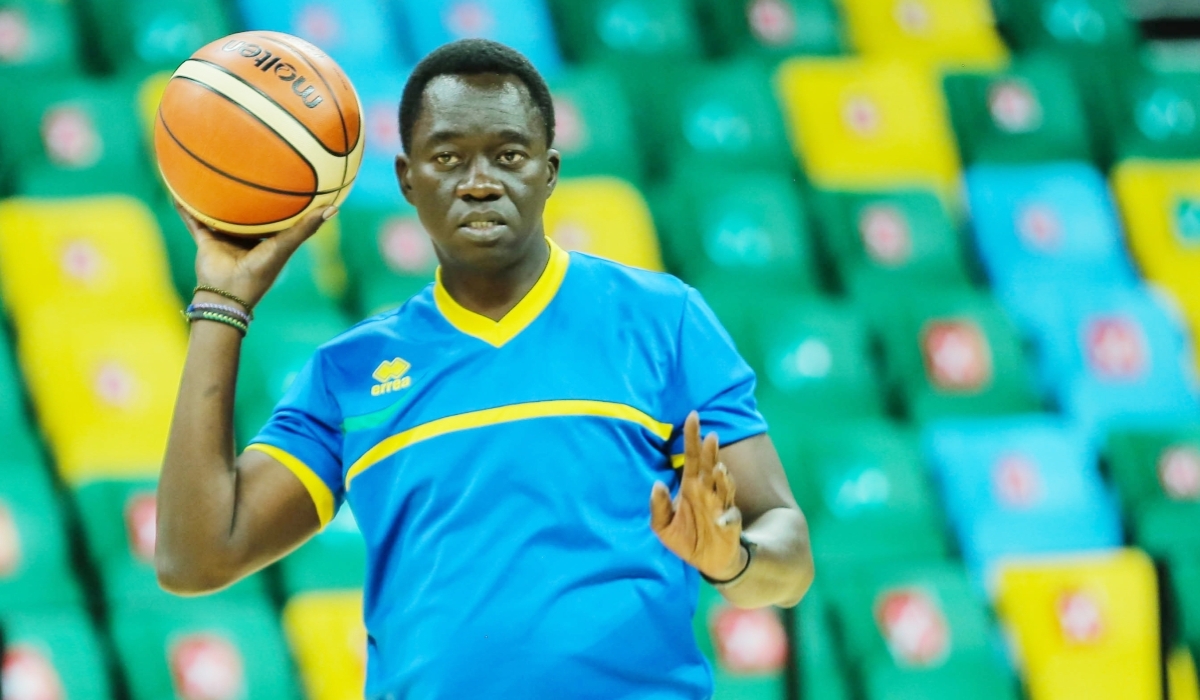 Cheikh Sarr, the head coach of Rwanda women’s national basketball team