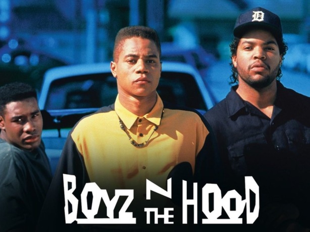 Boyz n the Hood. This is a film about the lives of three young African American men; Tre, Doughboy, and Ricky growing up in South Central Los Angeles.