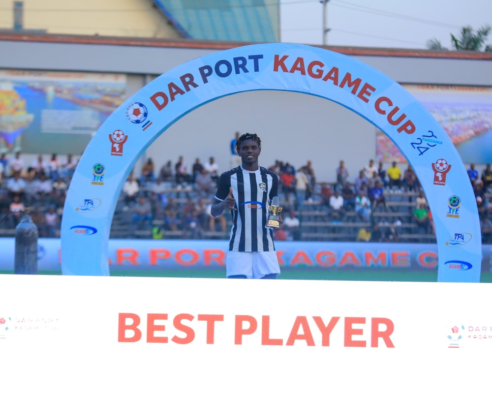 APR’s Clement Niyigena during the recently concluded CECAFA Kagame cup. File