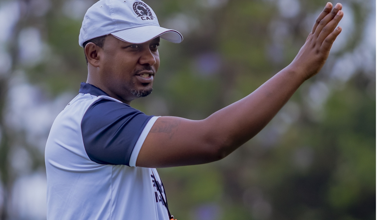 Police FC head coach Mashami during a training The team will play two friendly games against Ugandan sides SC Villa and Kitara FC in Uganda for the upcoming CAF Confederations Cup preliminary round.