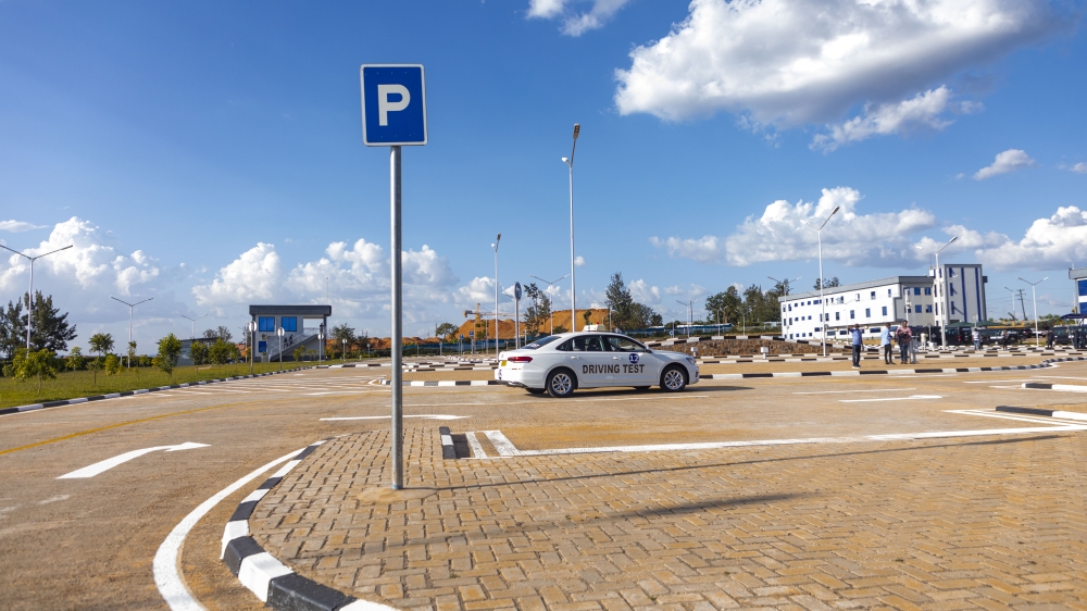 Driving test car at Rwanda national police. Presidential Order approved the use of automatic transmission vehicles on July 25. File