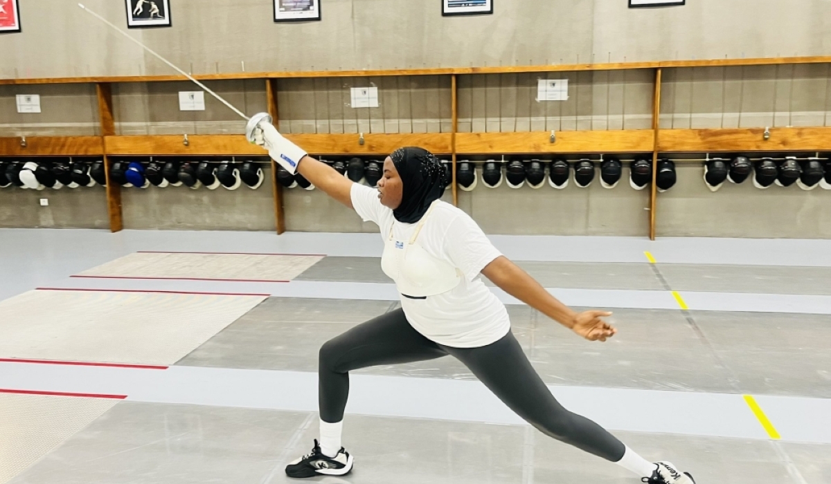 Fencer Tufaha Uwihoreye bowed out of Paris 2024 Olympics after losing women&#039;s epee first round to Japanese Miho Yoshimura on Saturday, July 27-courtesy