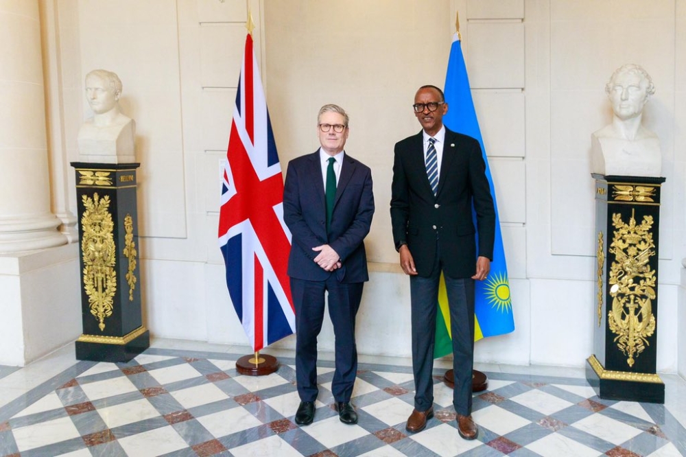 Kagame  and UK Prime Minister Keir Starmer  discussed collaboration between Rwanda and the United Kingdom in tackling illegal migration.