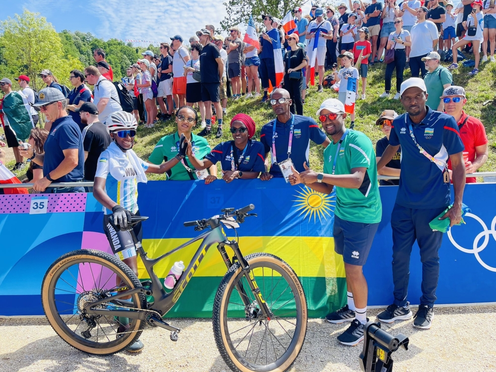 Cyclist Jazilla Mwamikazi  became the first Rwandan woman to compete in the mountain bike race at the Olympic Games.