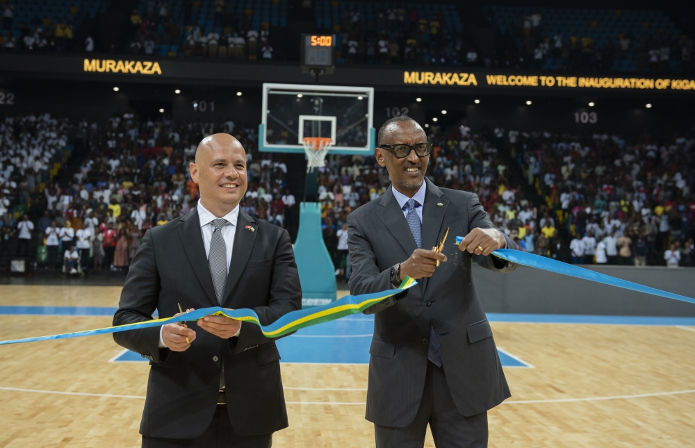 President Paul Kagame officially inaugurates Kigali Arena,  the 10, 000-capacity sports facility in August 2019. File 