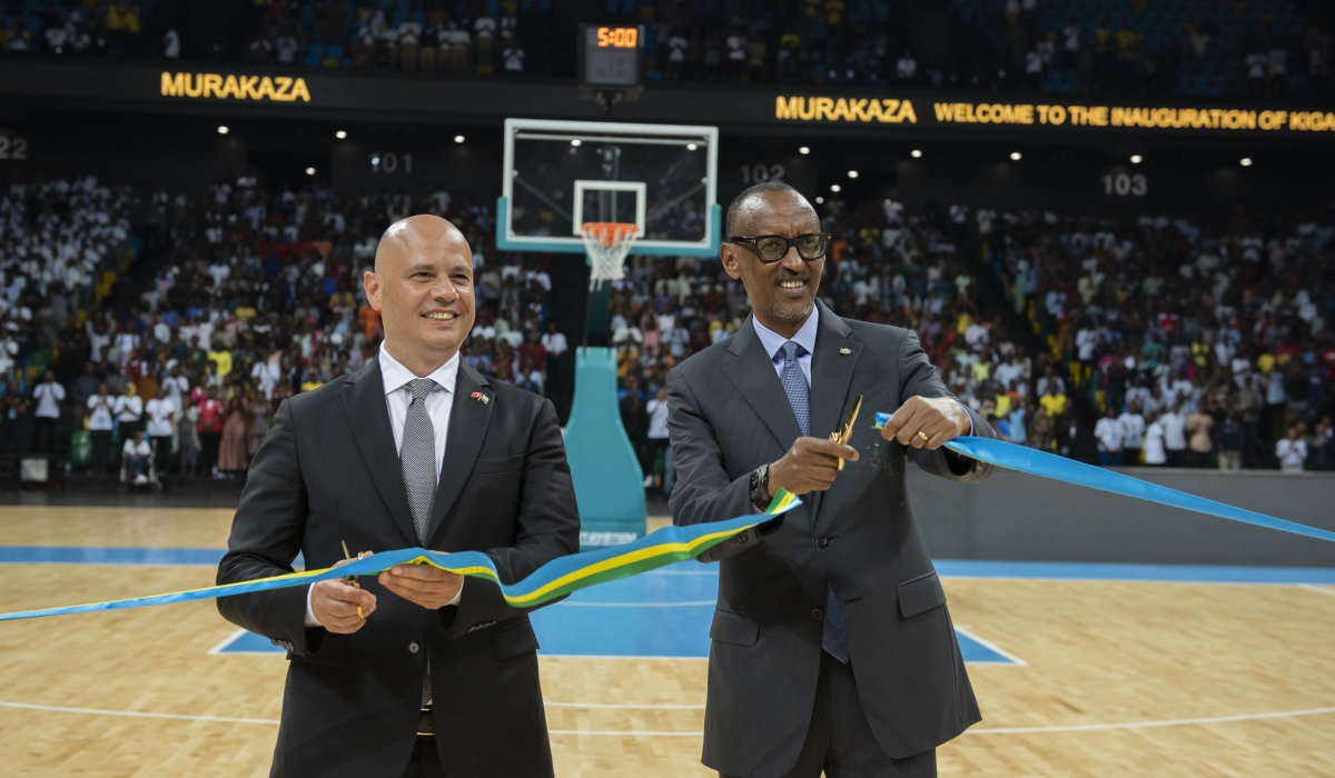 President Paul Kagame officially inaugurates Kigali Arena,  the 10, 000-capacity sports facility in August 2019. File 