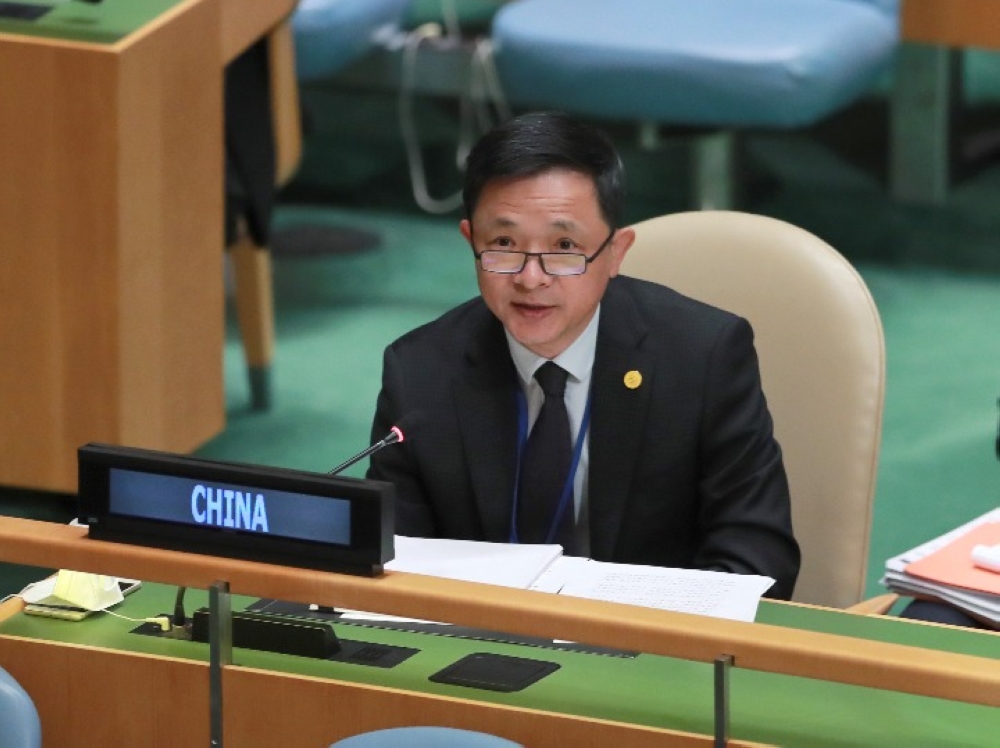 Dai Bing, China&#039;s deputy permanent representative to the United Nations.