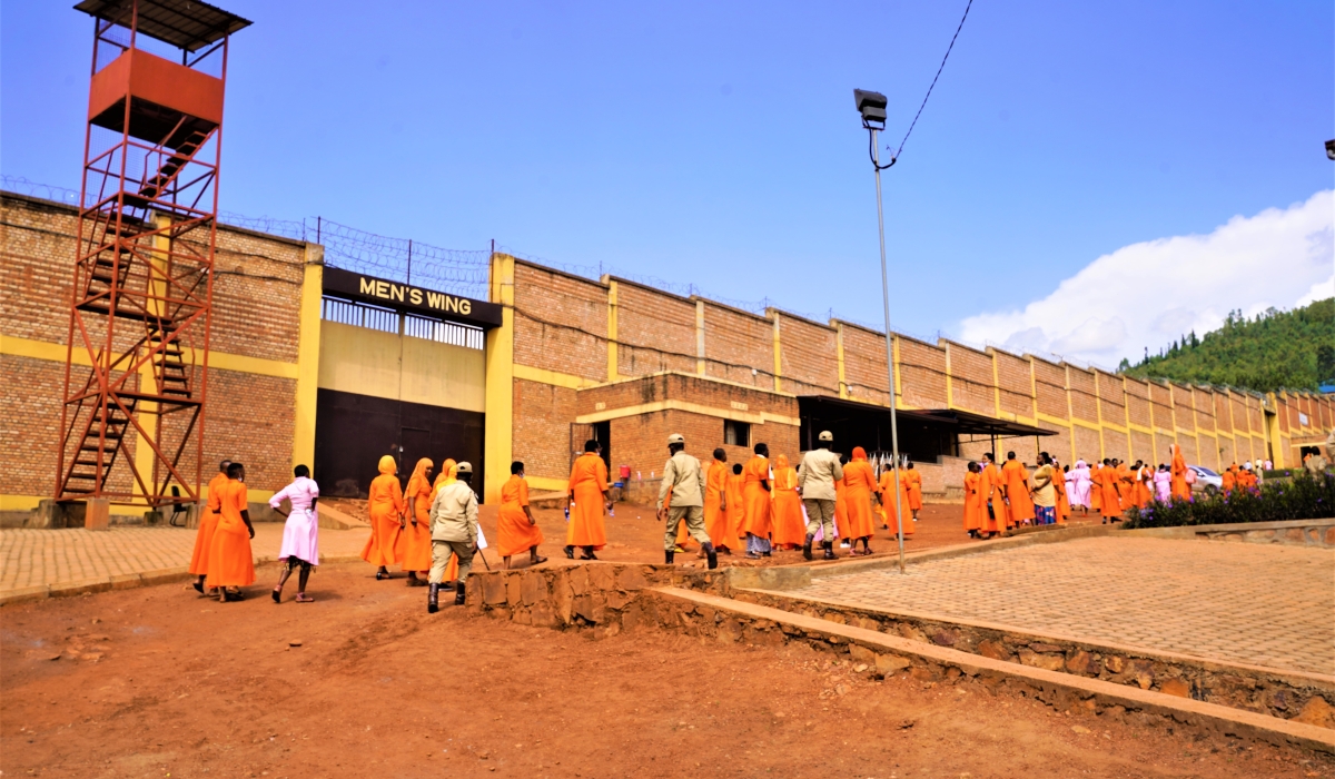 Some of the inmates at Nyarugenge Prison. During the 2023-2024 period, over 12,000 cases were resolved through mediation and plea-bargaining. Photo by Craish Bahizi 