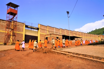 Some of the inmates at Nyarugenge Prison. During the 2023-2024 period, over 12,000 cases were resolved through mediation and plea-bargaining. Photo by Craish Bahizi 