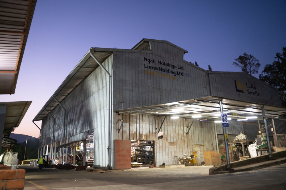 A view of Luna Smelter firm, the continent’s first tin smelter, in Kigali. Courtesy