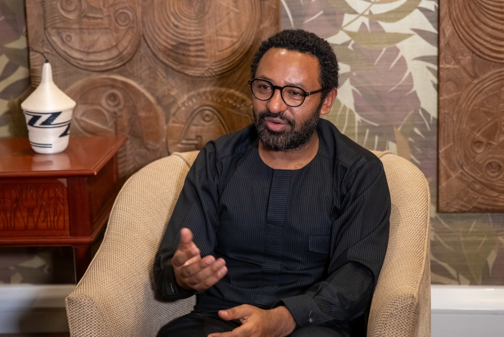 Dr Solomon Dersso, a member of the African Commission on Human and People’s Rights speaks to The New Times during the interview in Kigali on July 27. Photo by Willy Mucyo