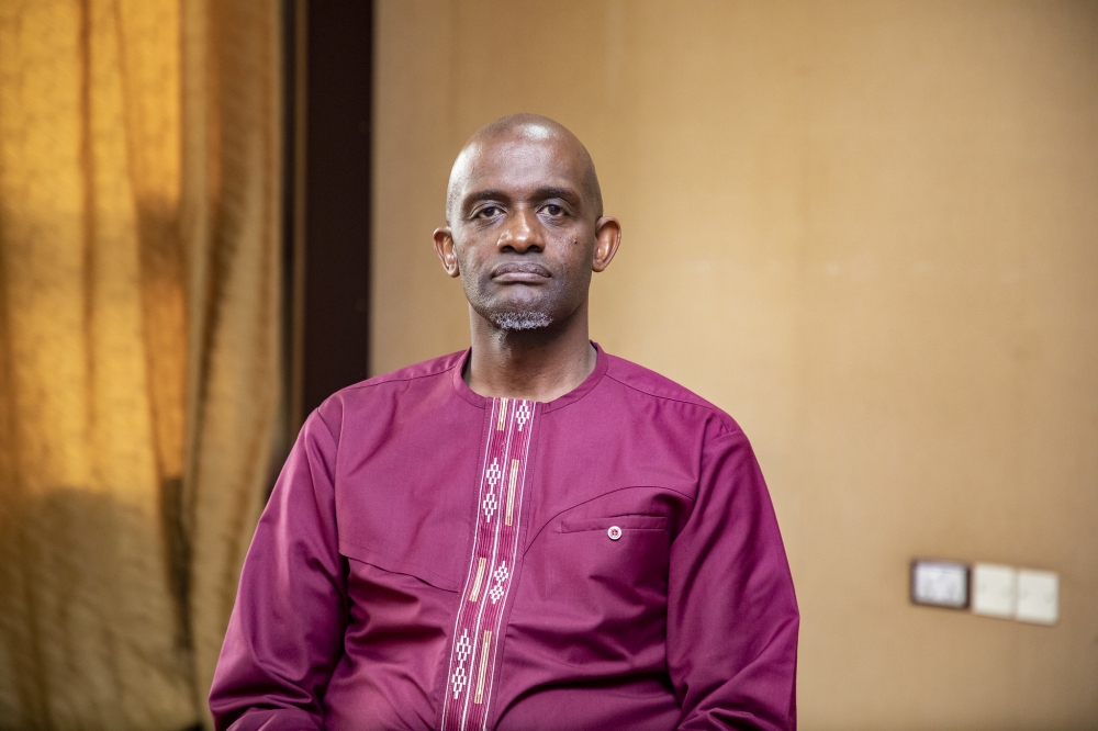 Aggrey Agumya, the Executive Director of Forum for Agricultural Research in Africa during the interview with The New Times in Kigali on July 30. Photo: Emmanuel Dushimimana.