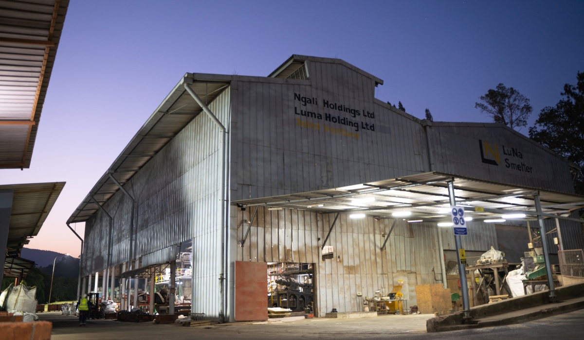 A view of Luna Smelter firm, the continent’s first tin smelter, in Kigali. Courtesy