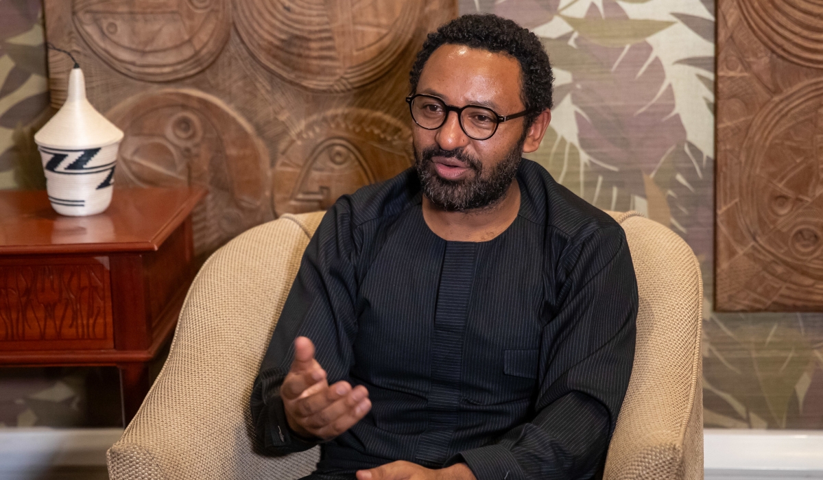 Dr Solomon Dersso, a member of the African Commission on Human and People’s Rights speaks to The New Times during the interview in Kigali on July 27. Photo by Willy Mucyo