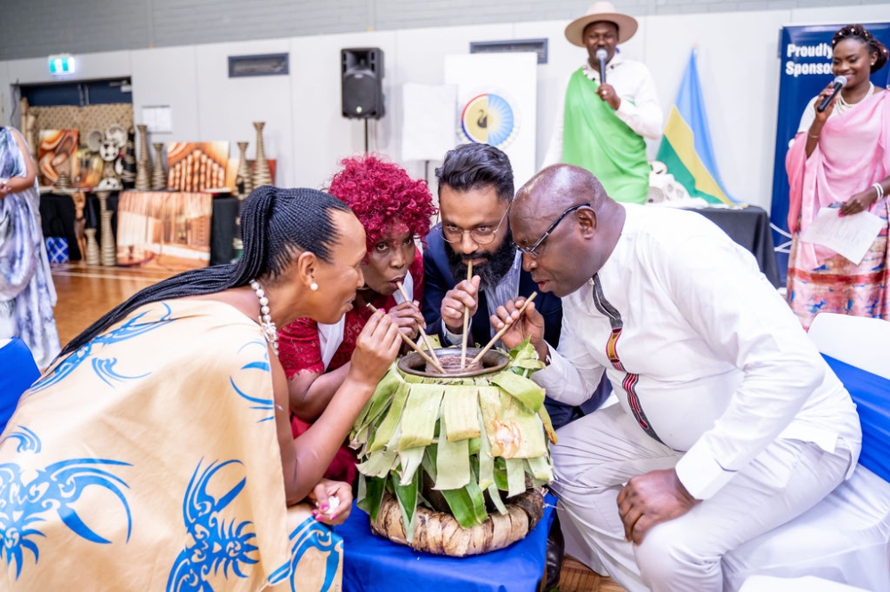 Rwandan Community in Western Australia during the celebration of Umuganura last year in Perth.