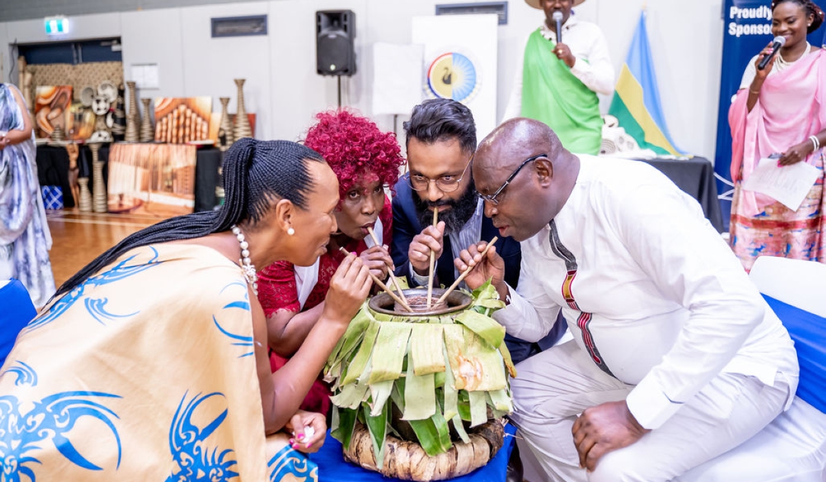 Rwandan Community in Western Australia during the celebration of Umuganura last year in Perth.