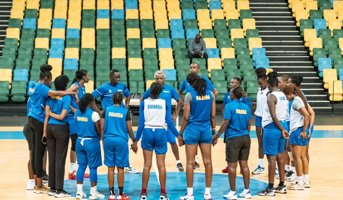 The national women&#039;s basketball team during a training session at the BK Arena.