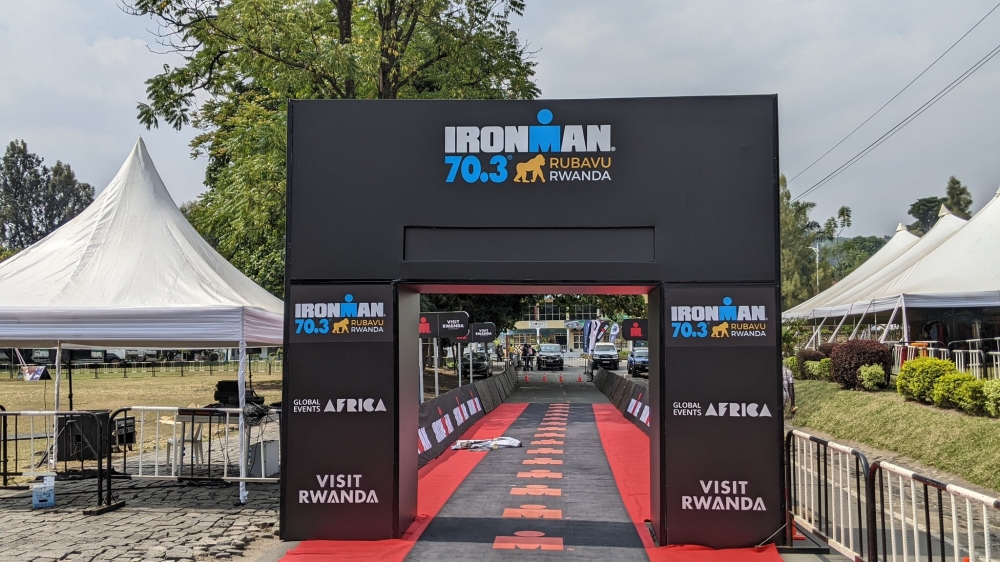 Everything is set for Ironman 70.3 triathlon race in Rubavu. The town is hosting the event for the third time in a row. All photos by Germain Nsanzimana.