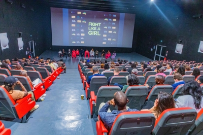 Delegates follow a panel discussion during a colourful screening event held Friday, August 2, at Canal Olympia, Rebero. Photos by Craish Bahizi