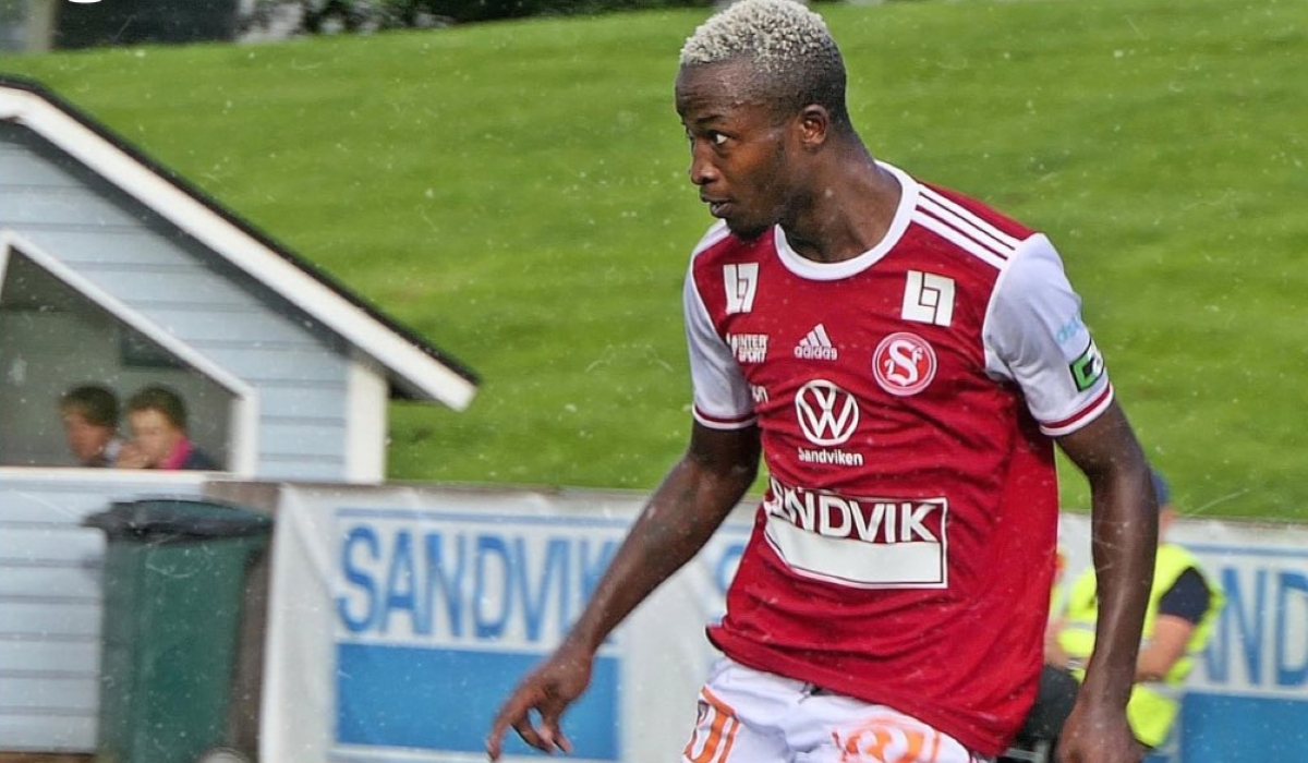 Rwandan Forward Lague Byiringiro scored his 97th minute strike  that helped Sandviken IF thrash Gefle IF 4-0