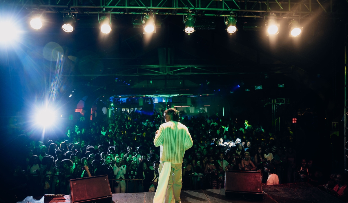 French musician SenSey&#039; delivers a powerful performance during the second edition of Tuna Tak Ku Enjoy concert in Kigali on Saturday, August 2- Photos by Tristan Enrique