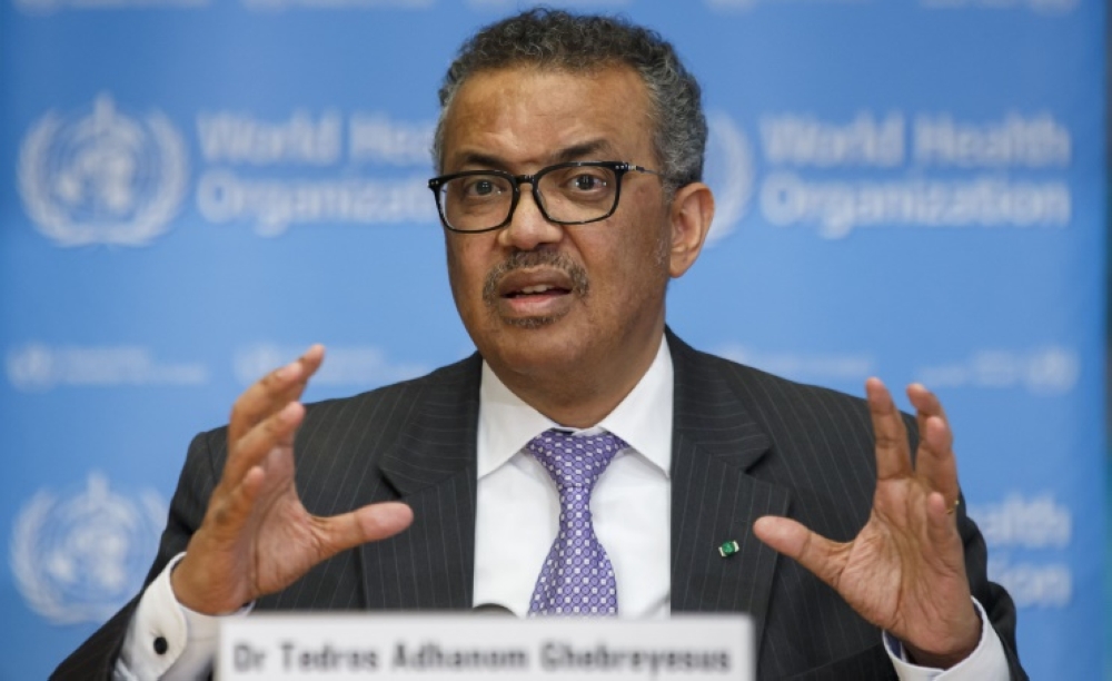 The World Health Organization Director-General, Dr. Tedros Adhanom Ghebreyesus. Internet